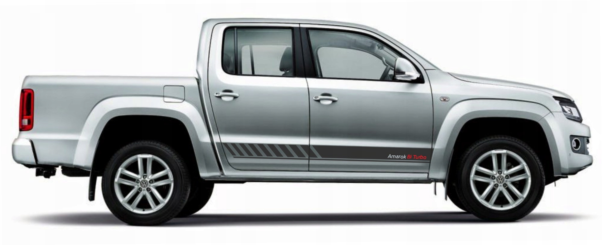 Samolepky na boční stranu Vw Amarok Bi Turbo 2 barevné