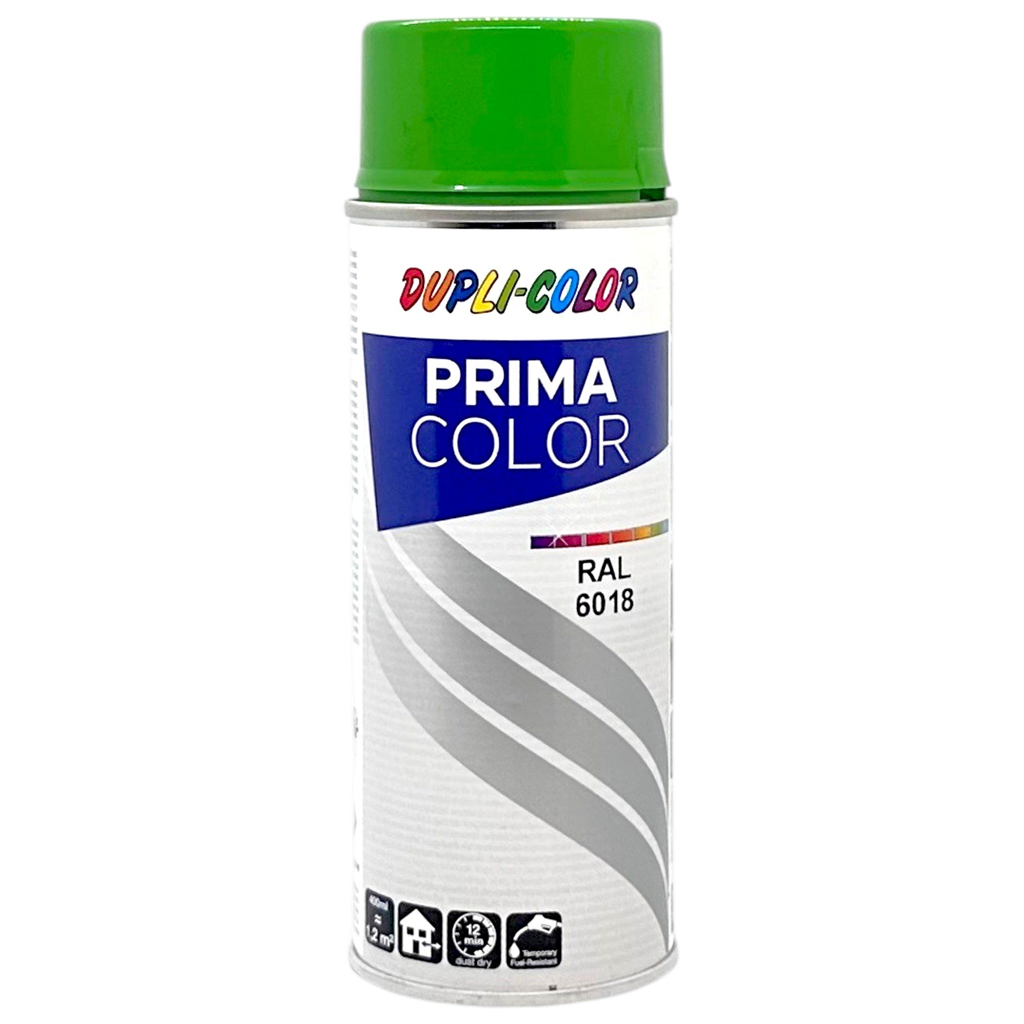 Prima Color Lakier Akrylowy Spray Ral 6018 Jasny Zielony Połysk 400ML