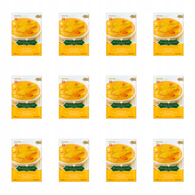 Kanokwan kari pasta žlutá 50 g X12