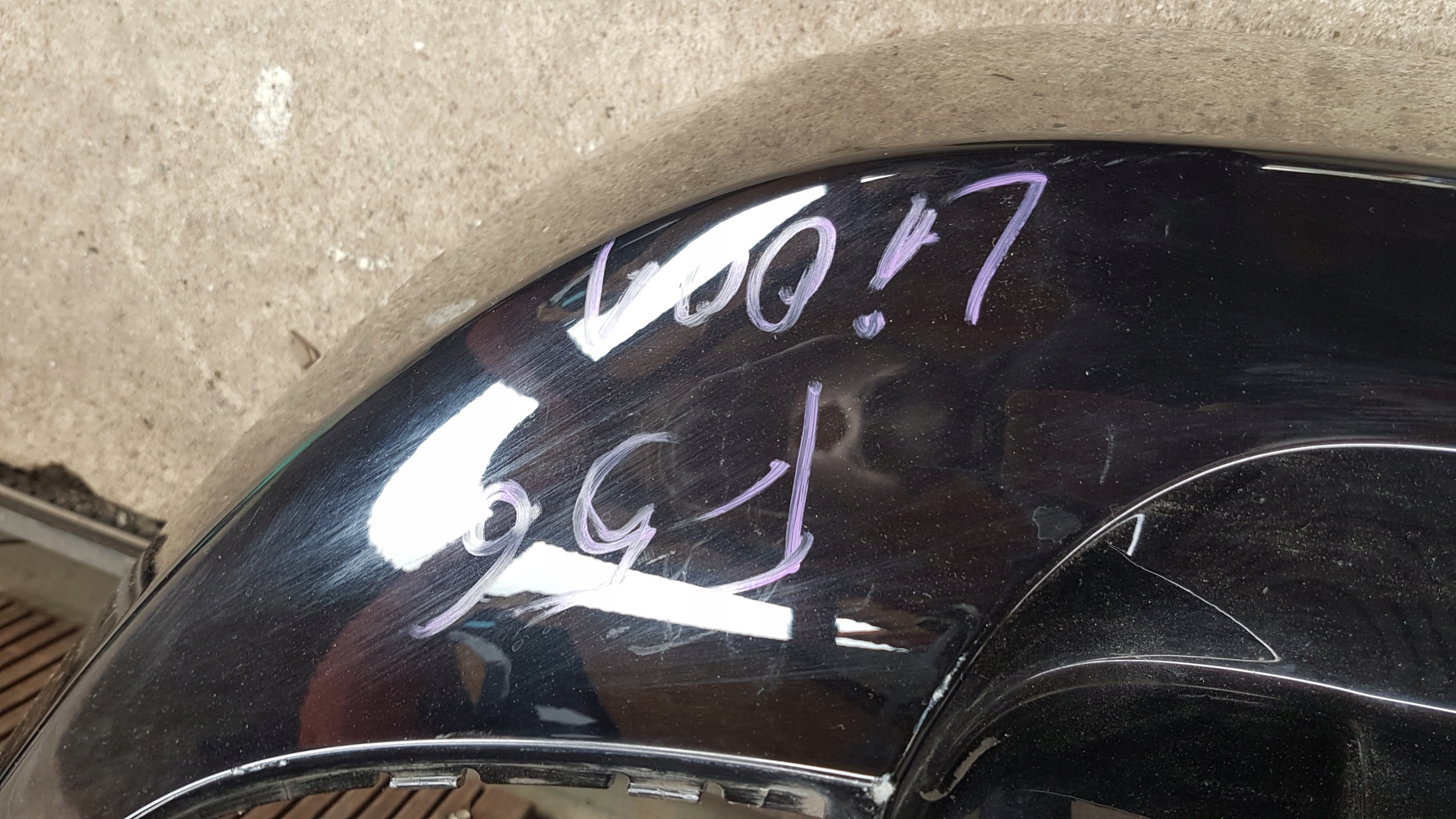 bumper rear MINI F56 Midnight Black 3611013