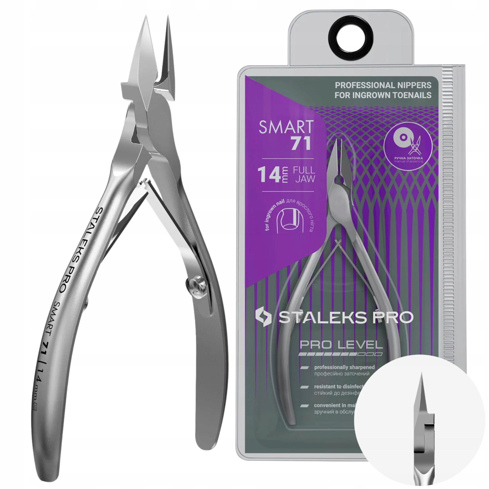 Staleks Profesionální Štipky Na Nehty Nerezová Ocel 16MM Expert 60