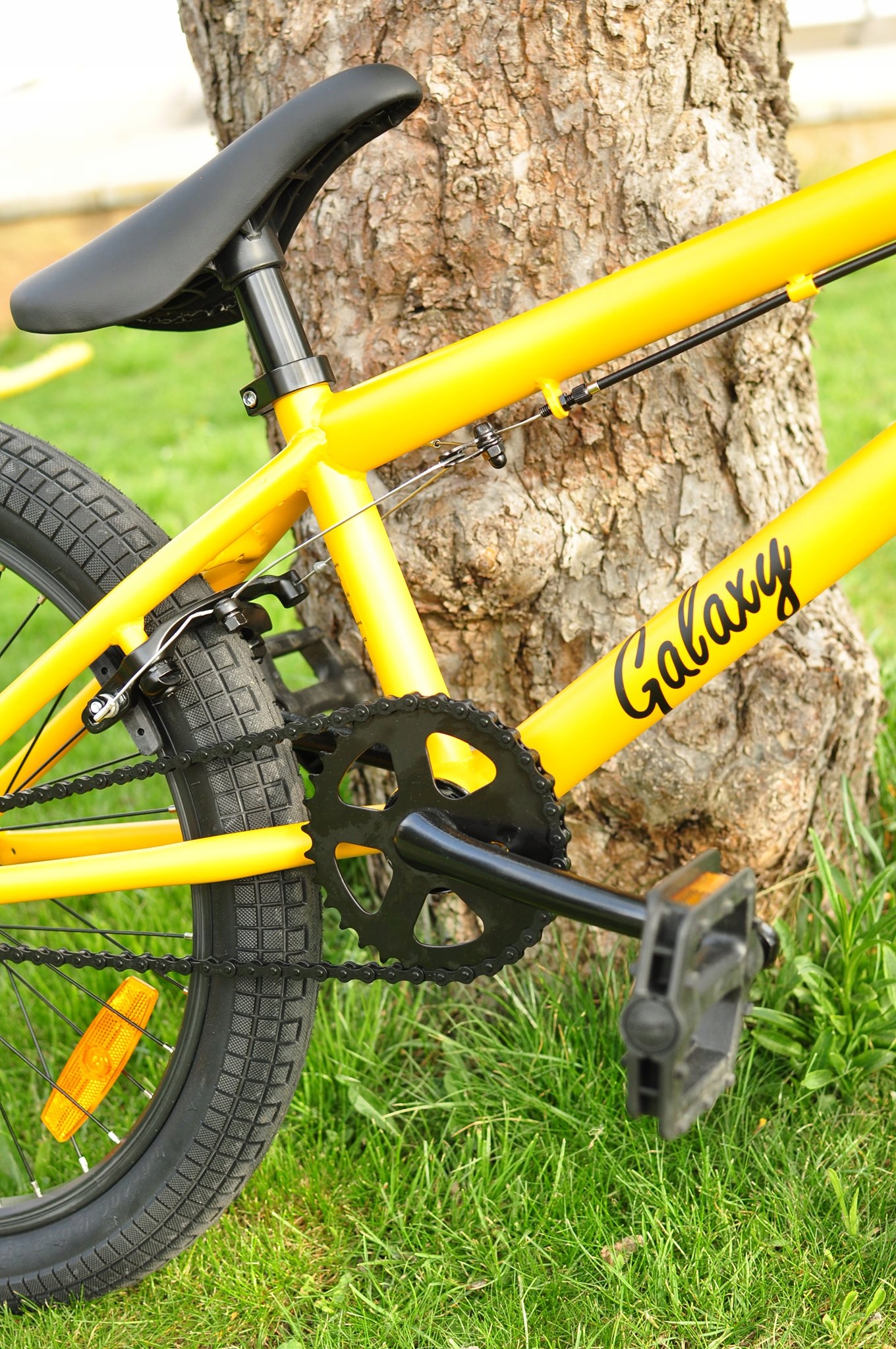 BMX GALAXY EARLY BIRD U-break żółty wyczynowy S200070 Waga 10 kg