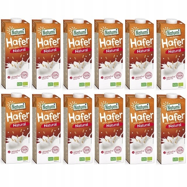 Napój owsiany Natumi Bio 12x1l bez dodatku cukrów