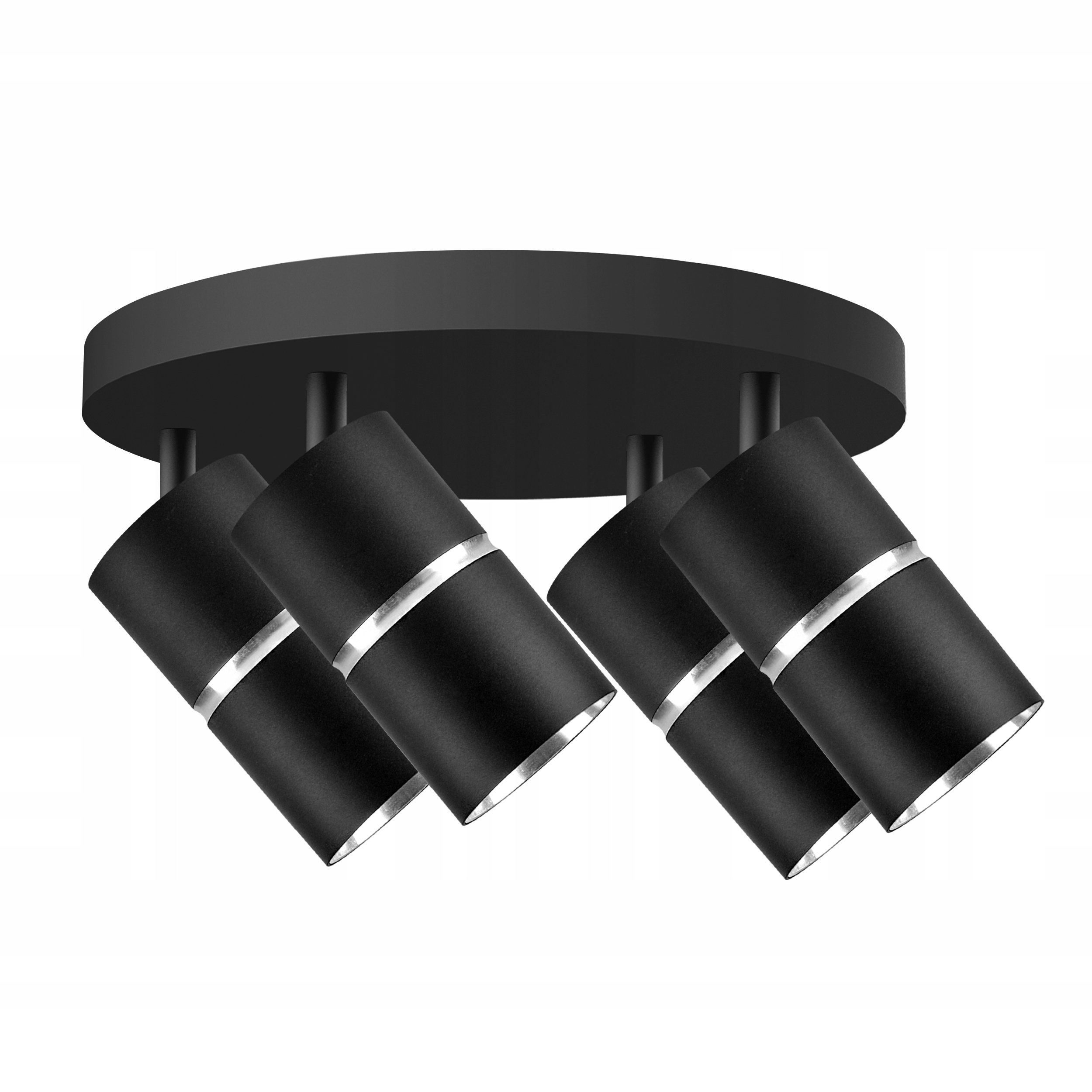 Stropní Svítidlo Bamboo 4xGU10 černý