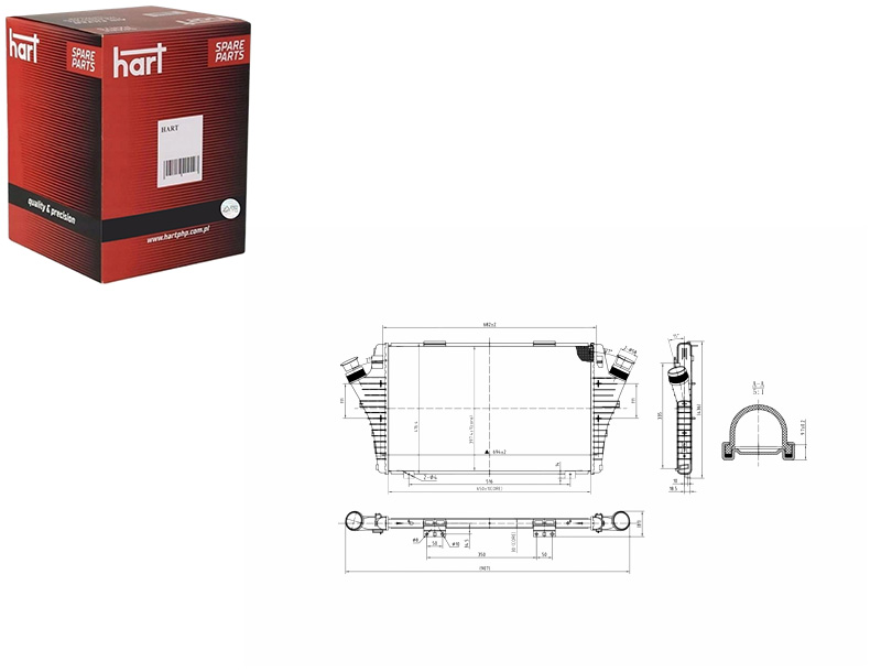 CHŁODNICA VECTRA C 3.0CDTI 03- HART