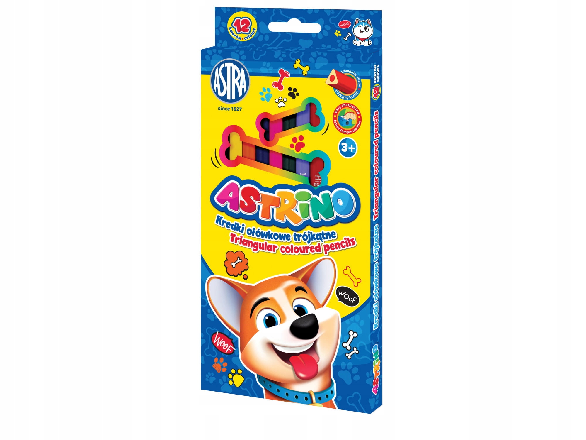 

Kredki ołówkowe trójkątne Astra Astrino