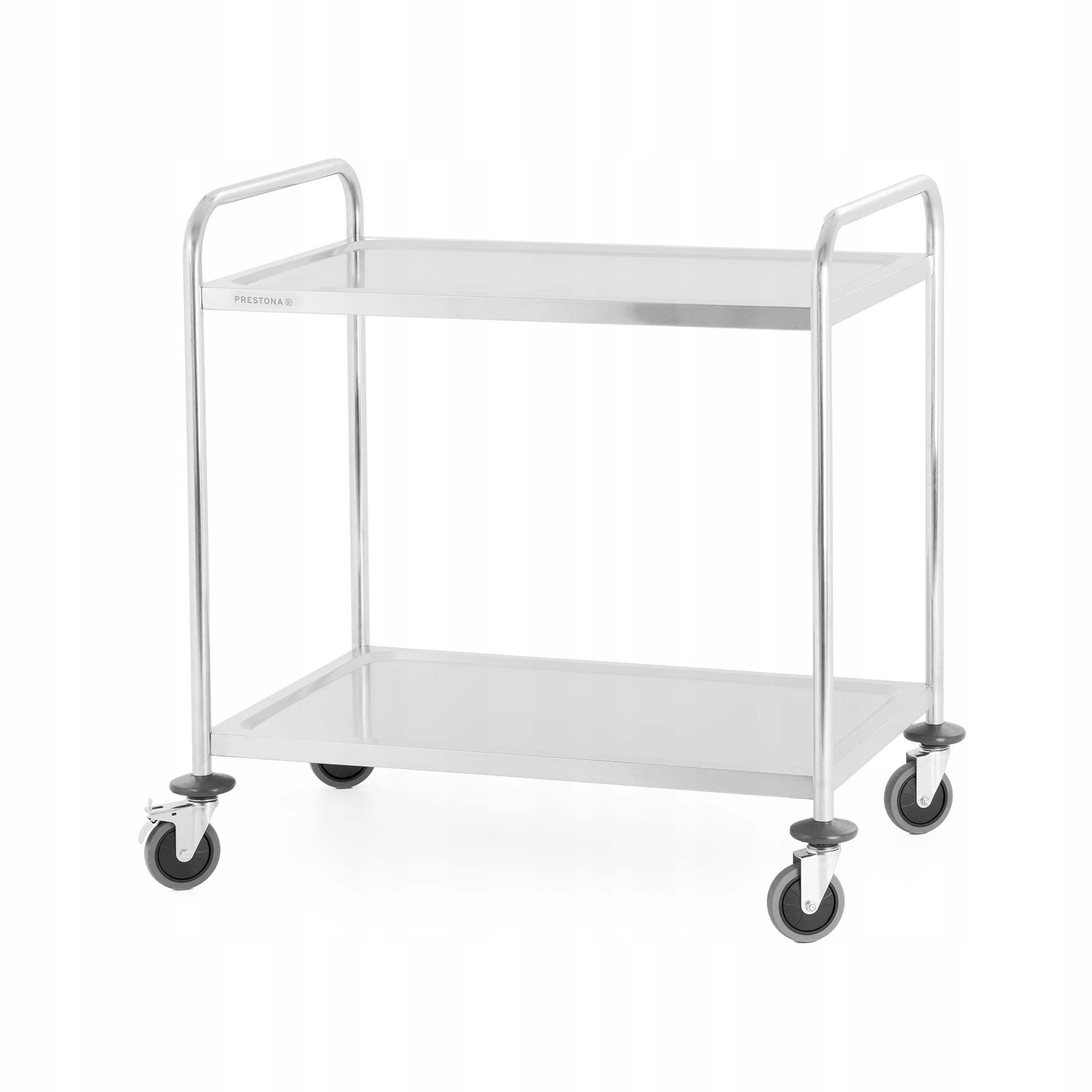 Mobilní Číšnický Vozík 100 Kg, 2 Police, Tlumící Ocelové Podložky Prestona