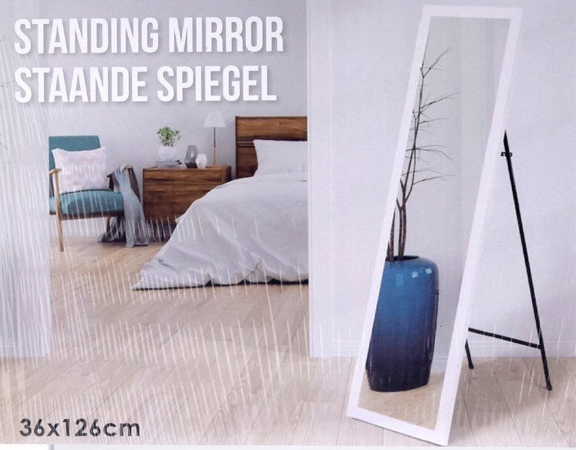 LUSTRO STOJĄCE pionowe lustro do sypialni 126 cm Marka Home Styling Collection