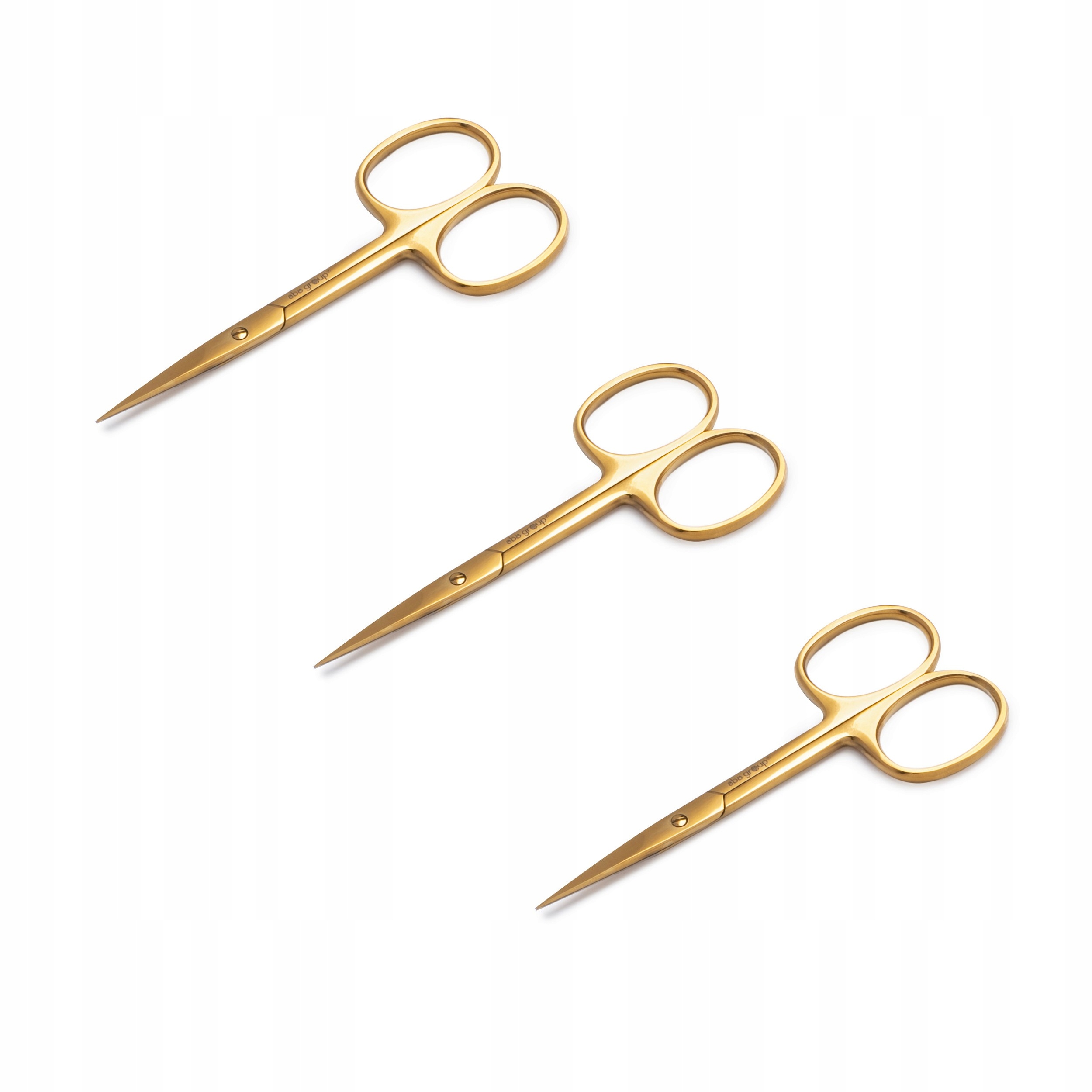 Nůžky na kůžičku a nehty rovné 1480 Sada 3 ks Aba Group