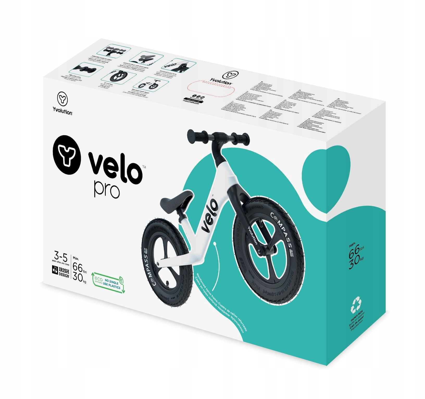 Rower Biegowy Yvolution Velo Pro White