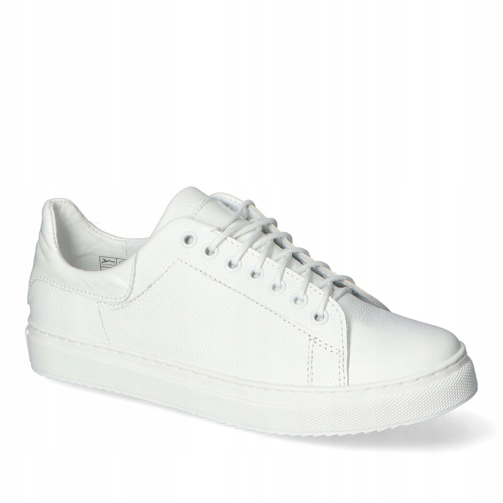 Dámské polobotky Kamex-But Laura Bílé Hrách Přírodní kůže 36