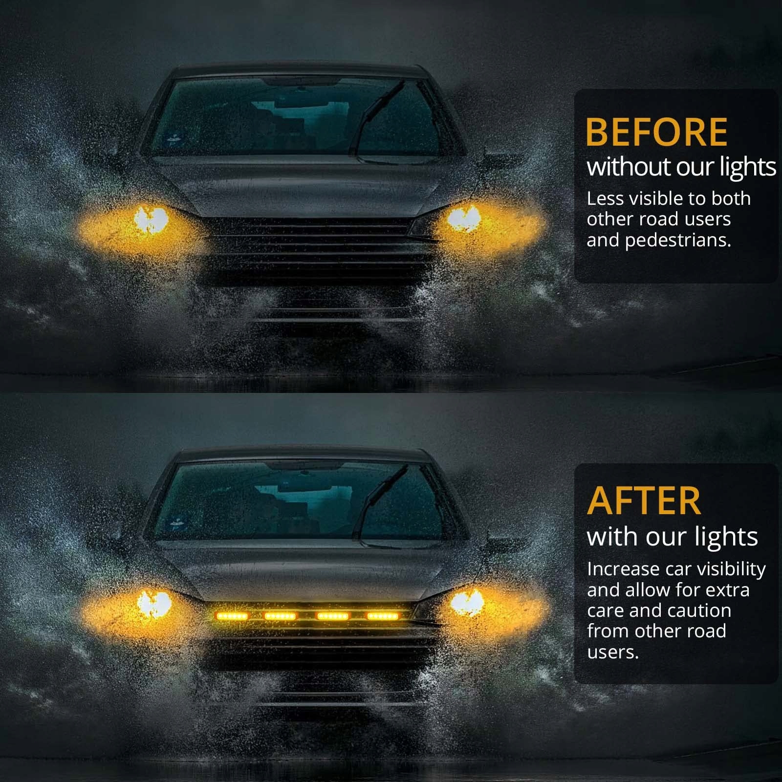 Justech 4 szt., 6 diod LED, światła EAN (GTIN) 0659438788846