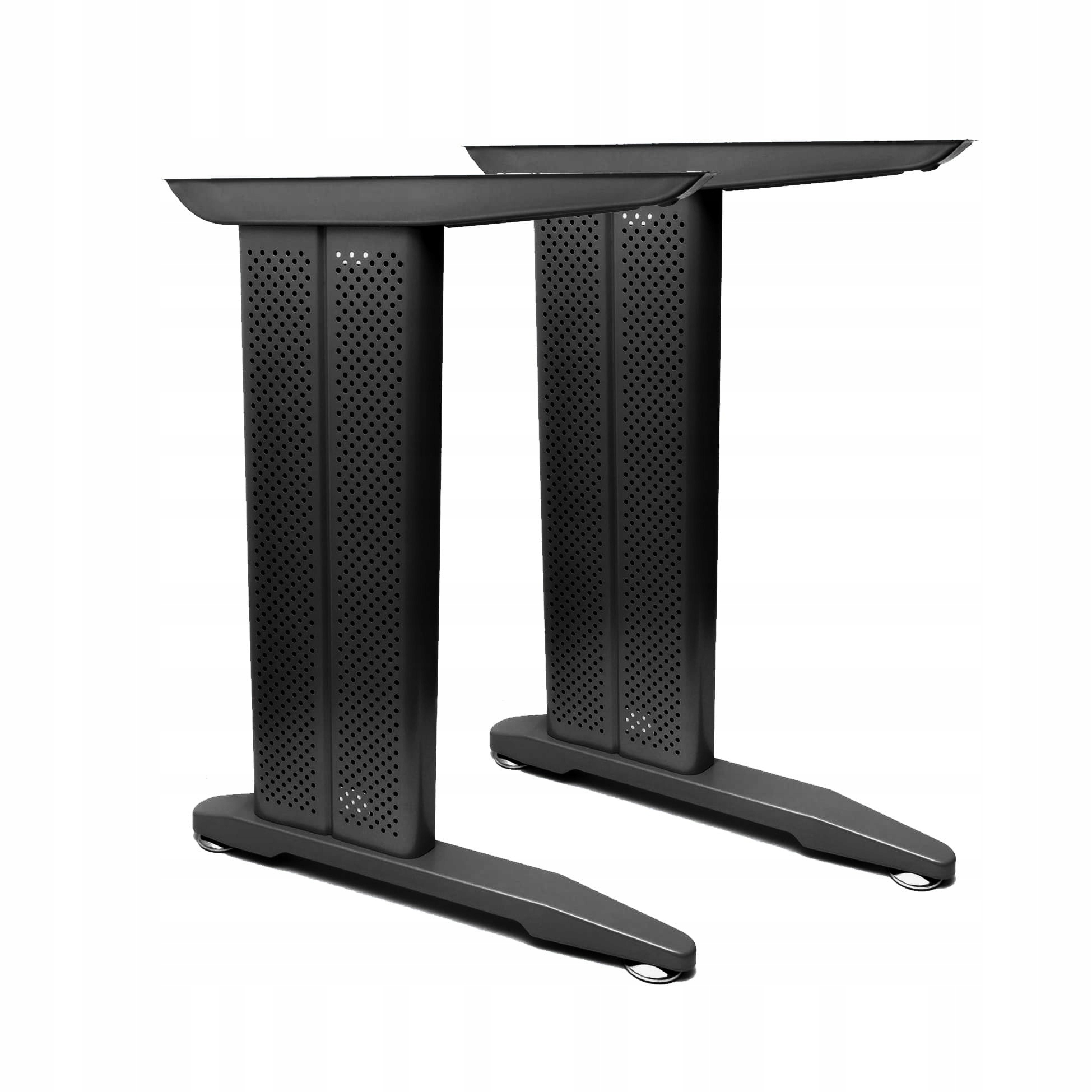 Rošt Nohy Na Pracovnú Dosku Herný Stôl Čierny Matný Komplet 2 Nohy Oceľ