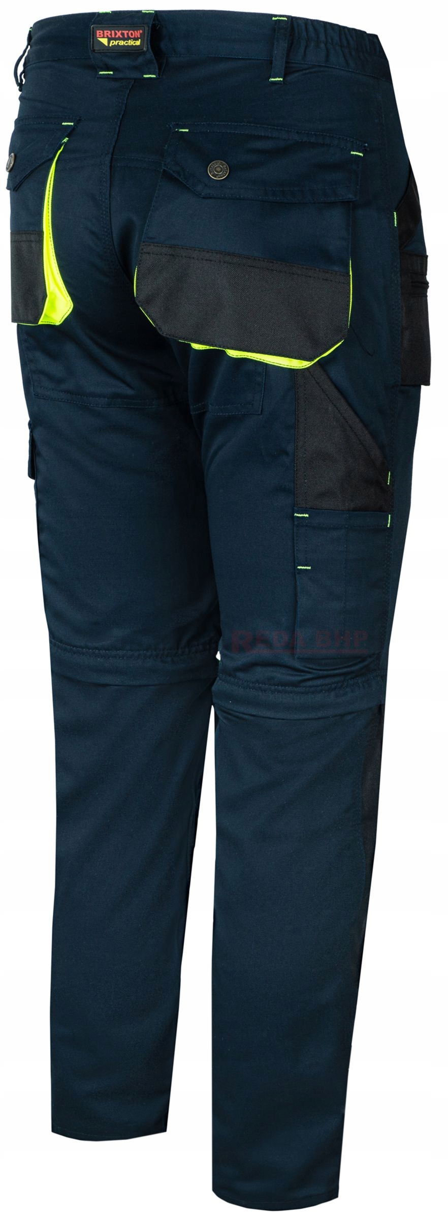 LETNIE SPODNIE ROBOCZE ODPINANE NOGAWKI BRIXTON 56 Rozmiar 56