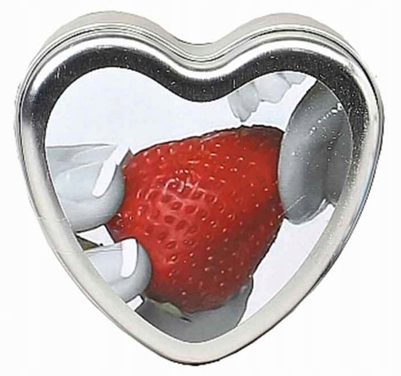 Jedlá Masážní Svíčka 3V1 Earthly Strawberry