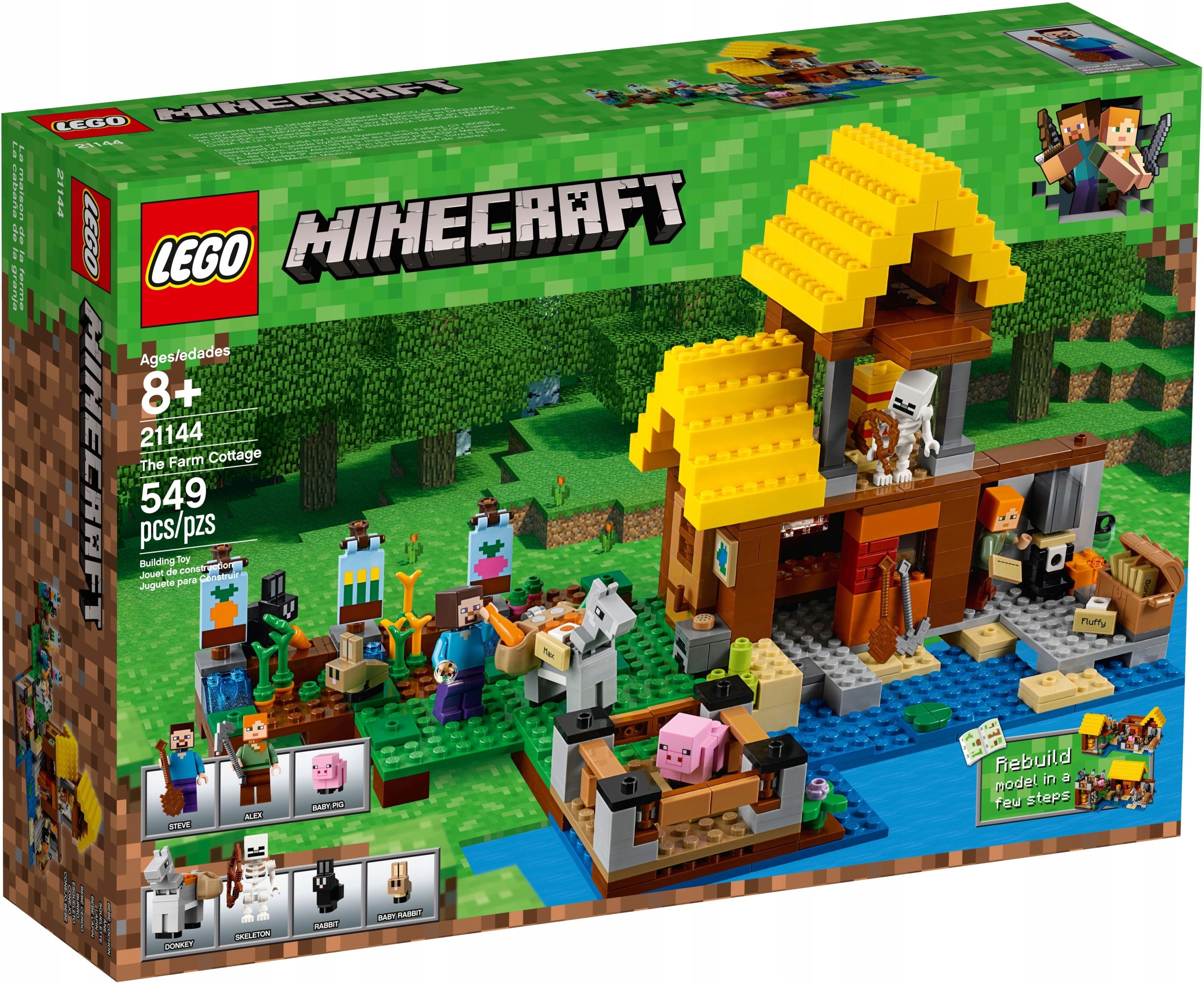 Lego Minecraft 21144 Venkovská chata Nové