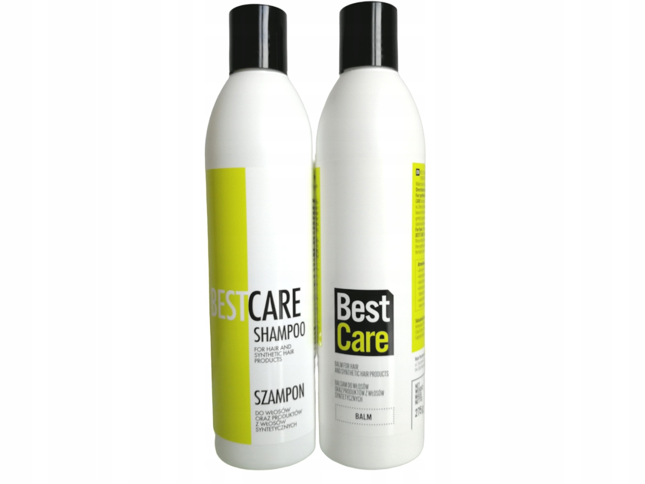 Szampon i balsam do peruk syntetycznych zestaw 2w1 duży 275g szampon+balsam