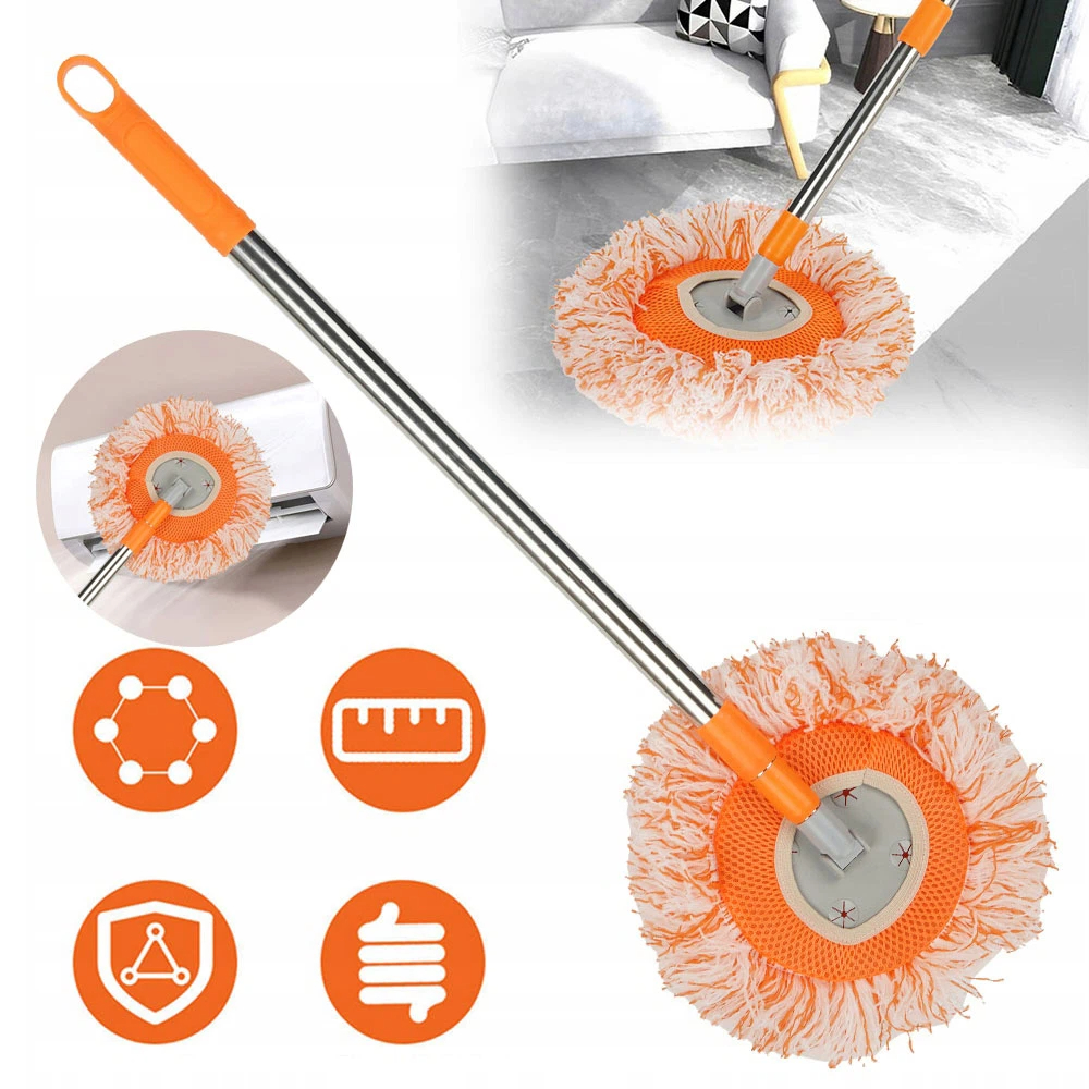 Levně Rotační Mop S Rukojetí 1.8 M Pro Čištění Stěn Stropů, Multifunkční