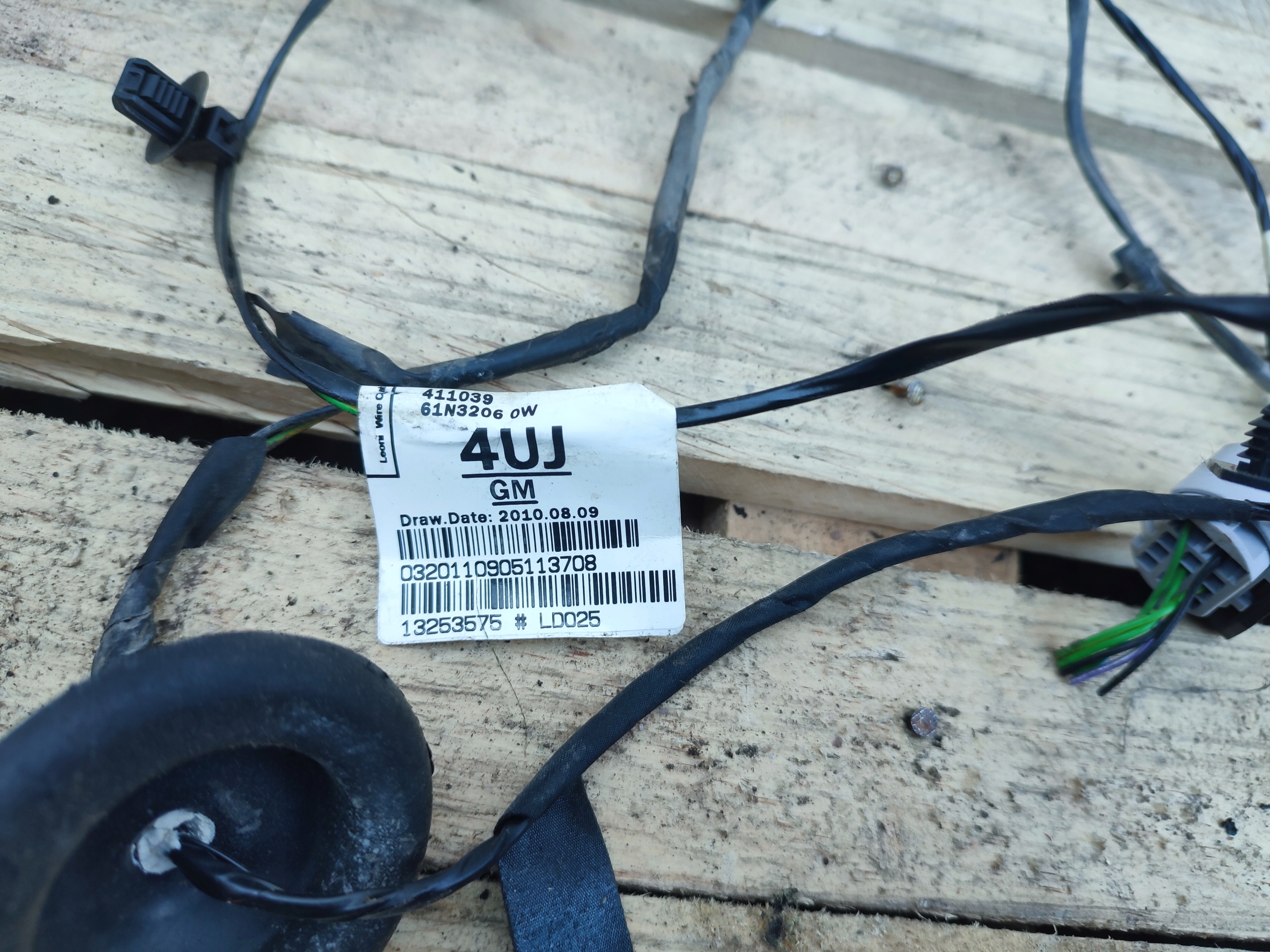 cablaggio cablaggio Paraurti posteriore OPEL ASTRA J IV 13253575