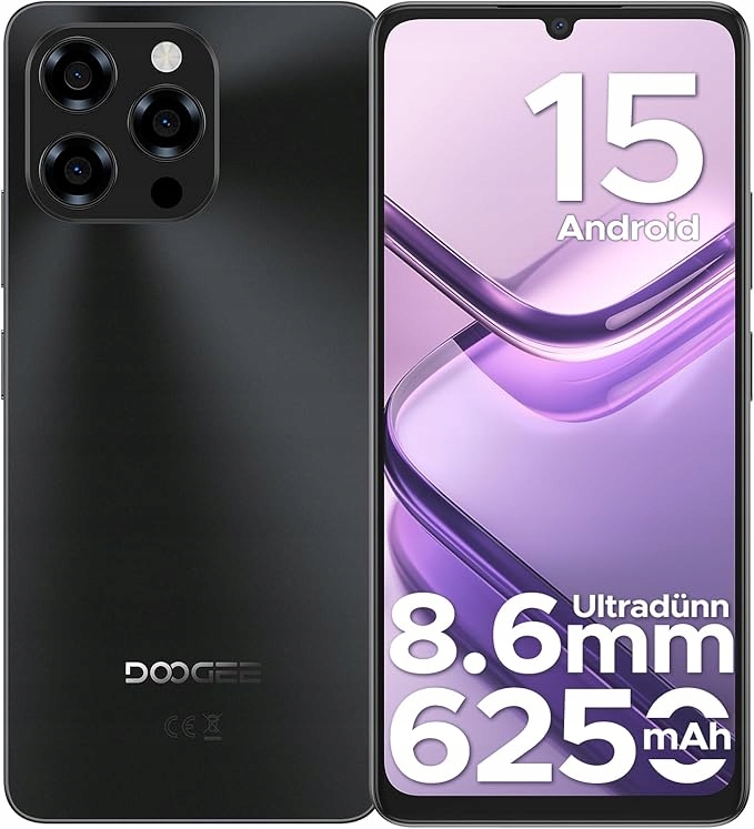 Smartfon DOOGEE Note 58 32 GB / 128 GB 5G srebrny