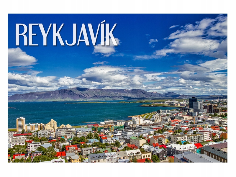 

Islandia Reykjavík Miasto Magnes na lodówkę