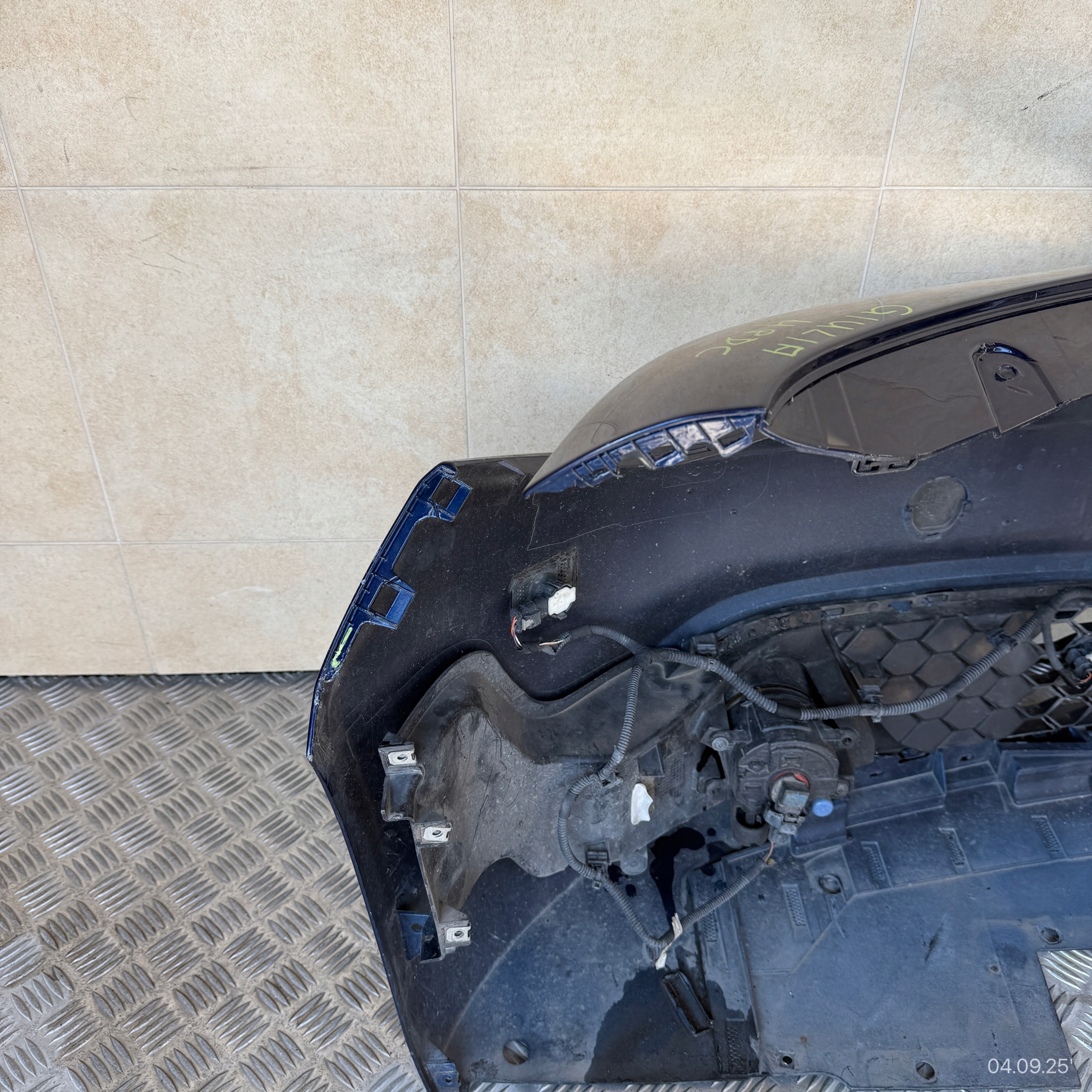 front bumper complete ALFA ROMEO GIULIA 2019 ROK 4 PDC