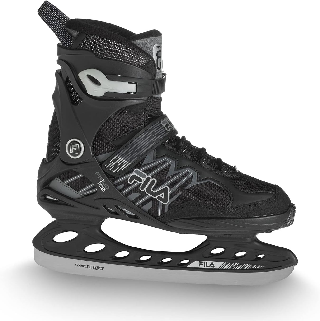 Pánské Brusle 2v1 Fila Skates Primo Ice černo-šedé, velikost 41