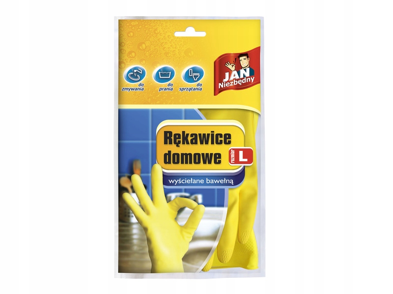 

Rękawiczki lateksowe Jan Niezbędny rozmiar L 1para
