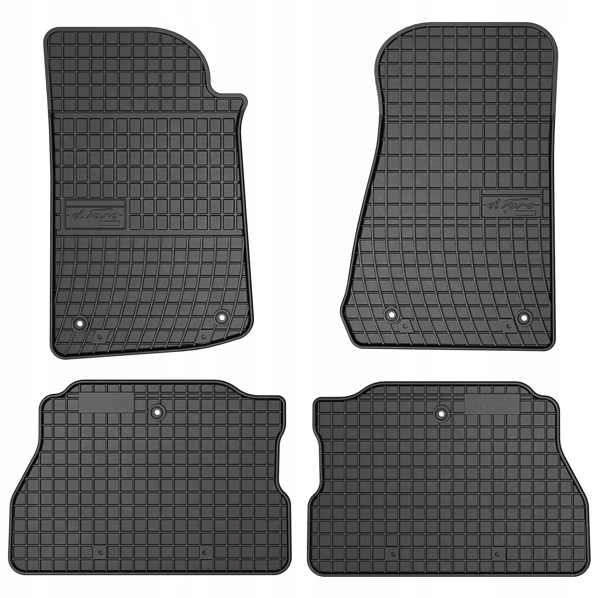 Gumové koberce Jeep Wrangler Rubicon IV 5-door verze od roku 2017
