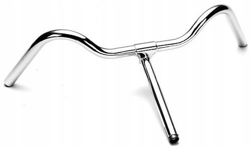 Kierownica wygięta Ergotec Holland 25,4 jaskółka holenderska chromowana