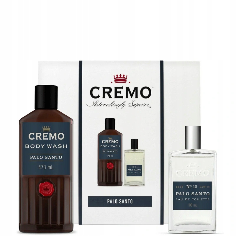 Cremo Palo Santo Dárková sada Sprchový gel 473 ml Toaletní voda 100 ml