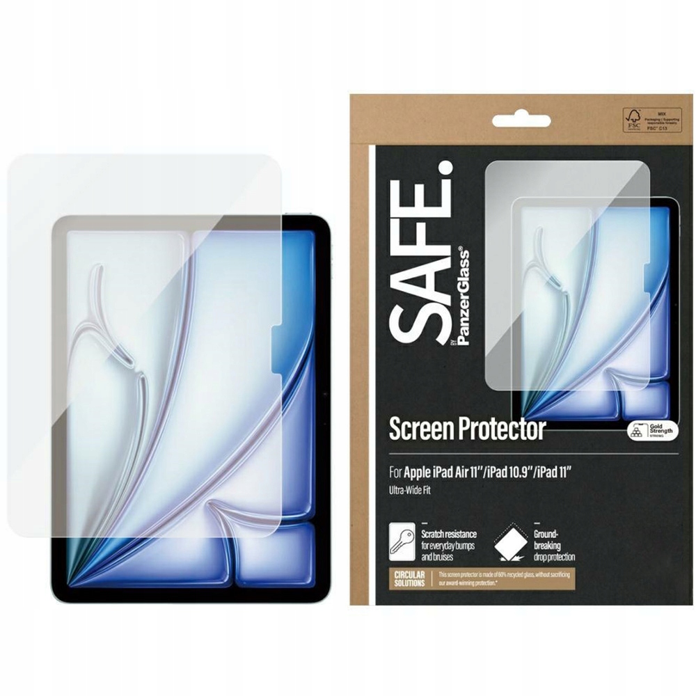 Sklo PanzerGlass pro iPad 11 2025, Air 11 M4/M3/M2, 10. generace 2022