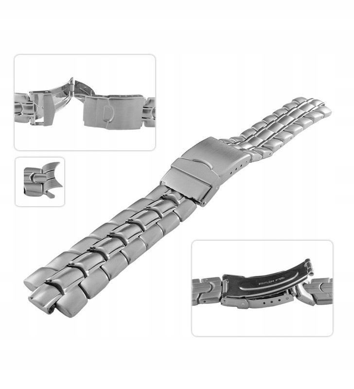 Ocelový náramek pro hodinky Horido, šířka 58 18 mm