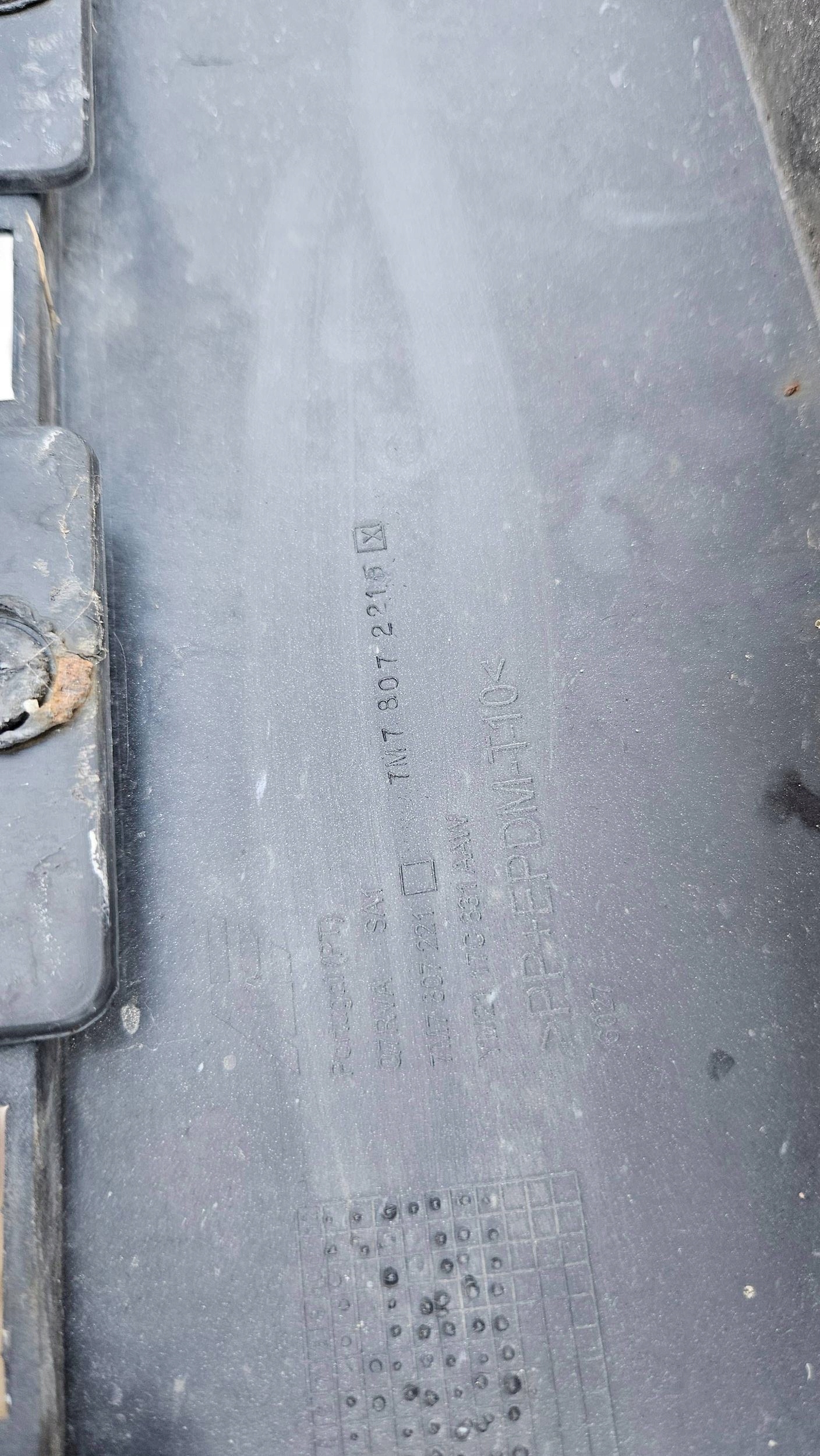 Seat Alhambra 7m7 1 and Lift 00-10 front bumper front