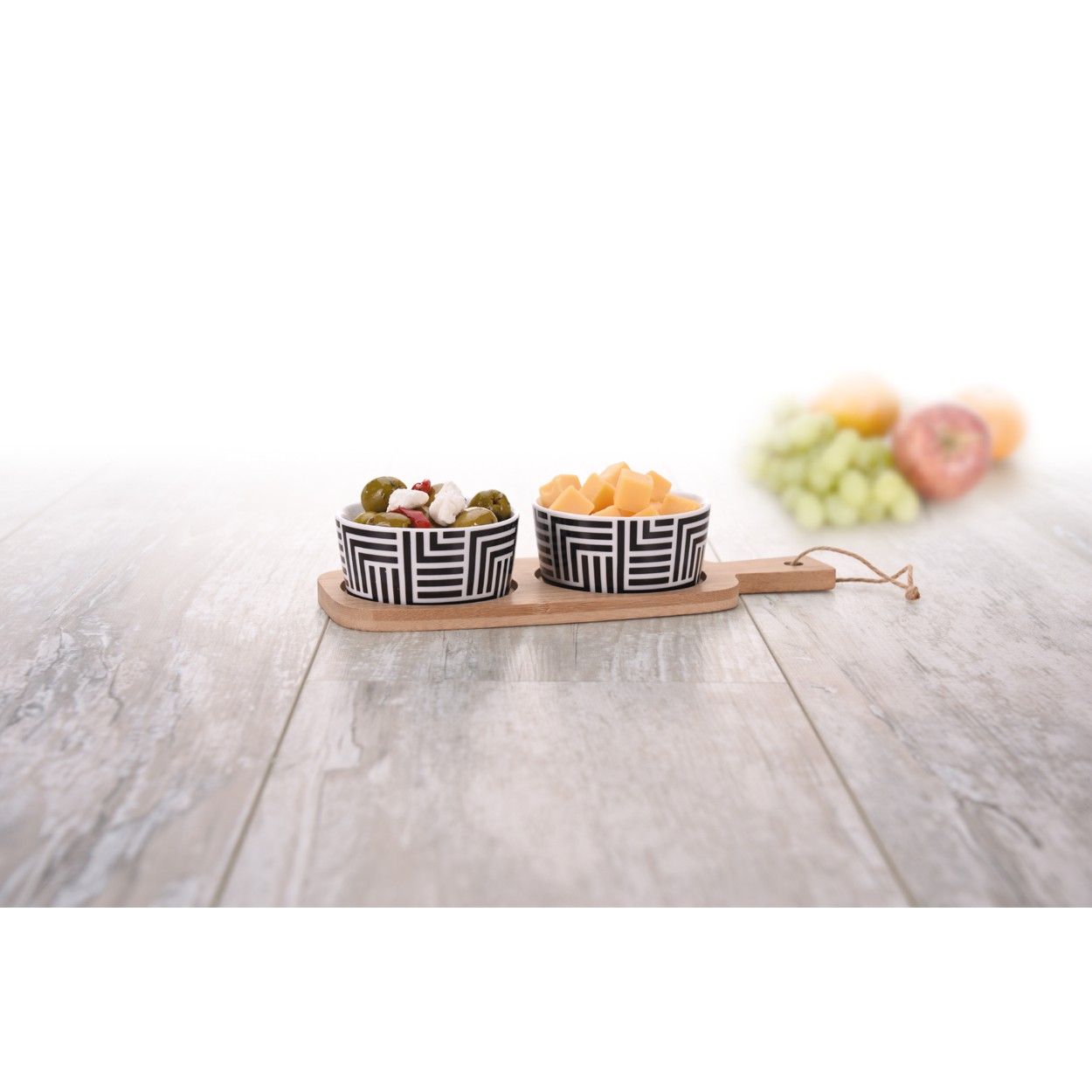 Zestaw miseczek do dipów sosów DIPÓWKI na desce Pojemność 0.1 l