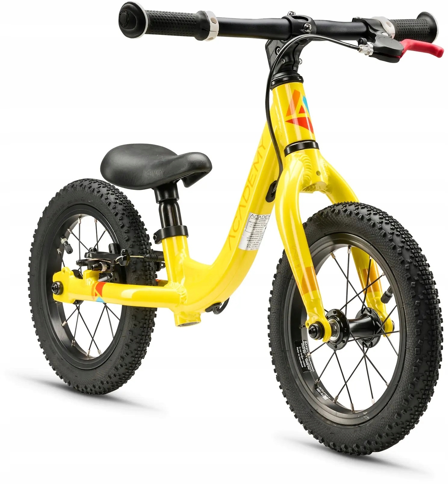 Lekki rowerek biegowy bez pedałów Academy Grade 1 12" aluminiowy dla dzieci