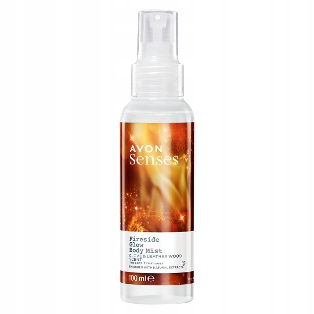 Avon Mgiełka do ciała FIRESIDE GLOW - GOŹDZIKI SKÓRZANO-DRZEWNE 100 ml