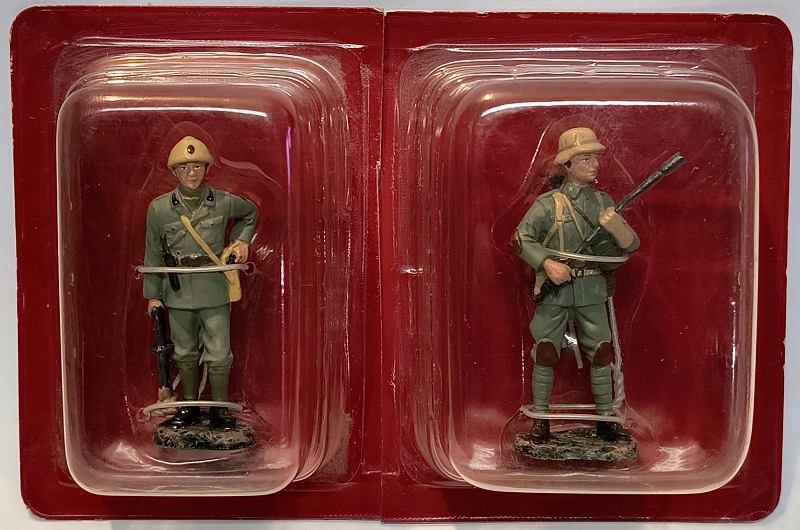 Fantassin Ita & Fantassin Aut. 1918 1/32 Hachette Soldats De 14-18 No34+plyn