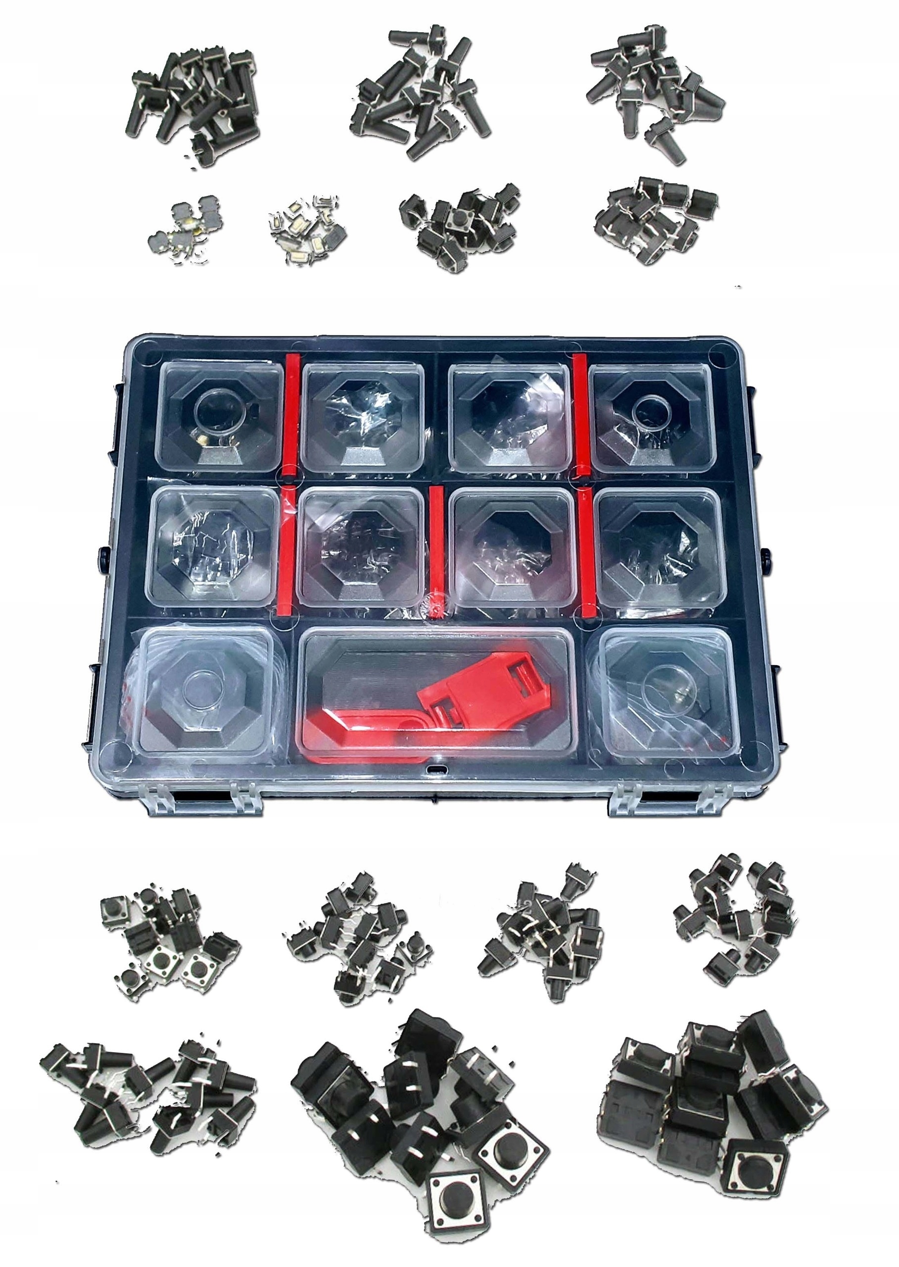 Zestaw przycisków przełączników tact switch