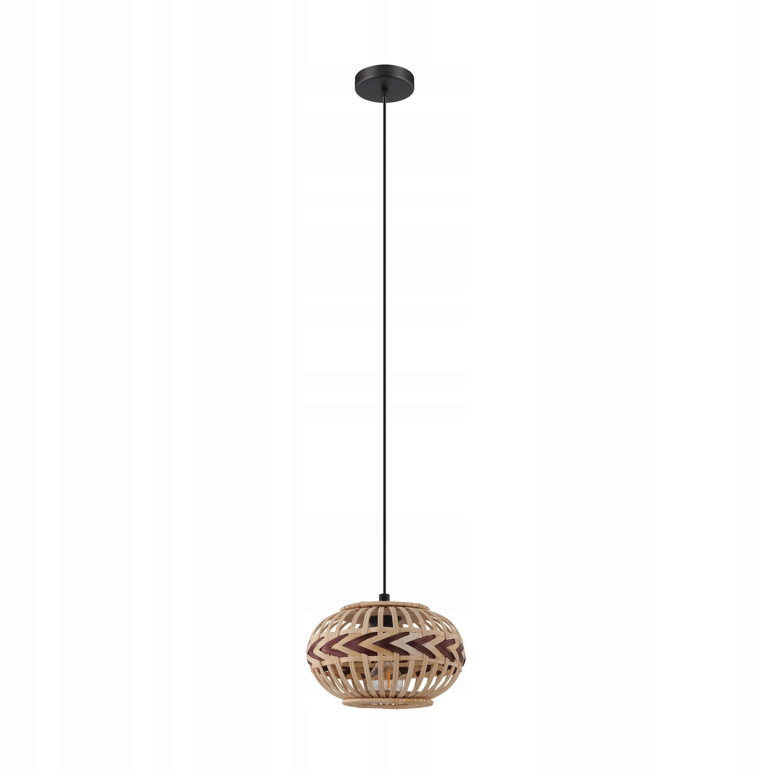 

Piękna lampa Dondarrion drewno naturalne E27
