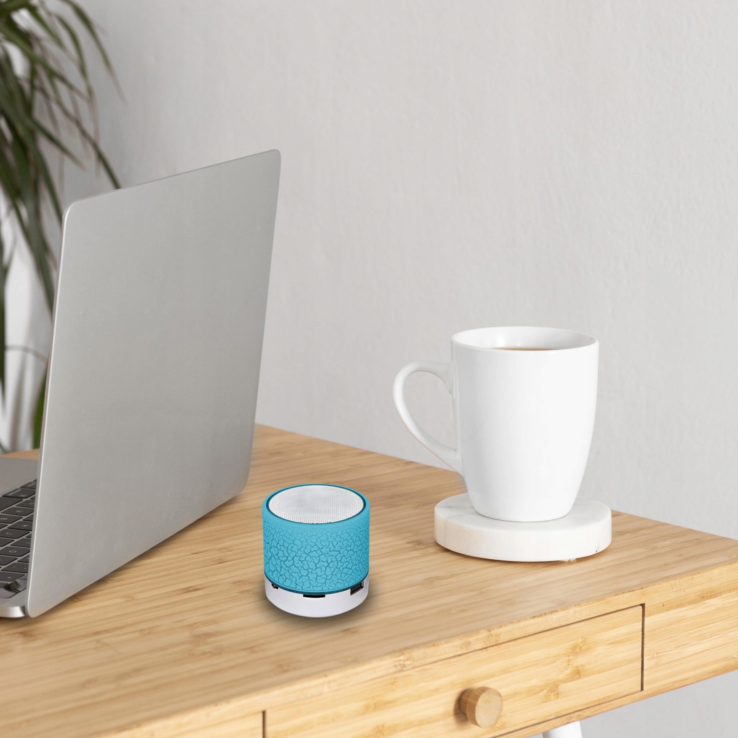 GŁOŚNIK BEZPRZEWODOWY MINI PRZENOŚNY BLUETOOTH USB SD ŚWIECĄCY LED Cechy dodatkowe bezprzewodowy, mobilny