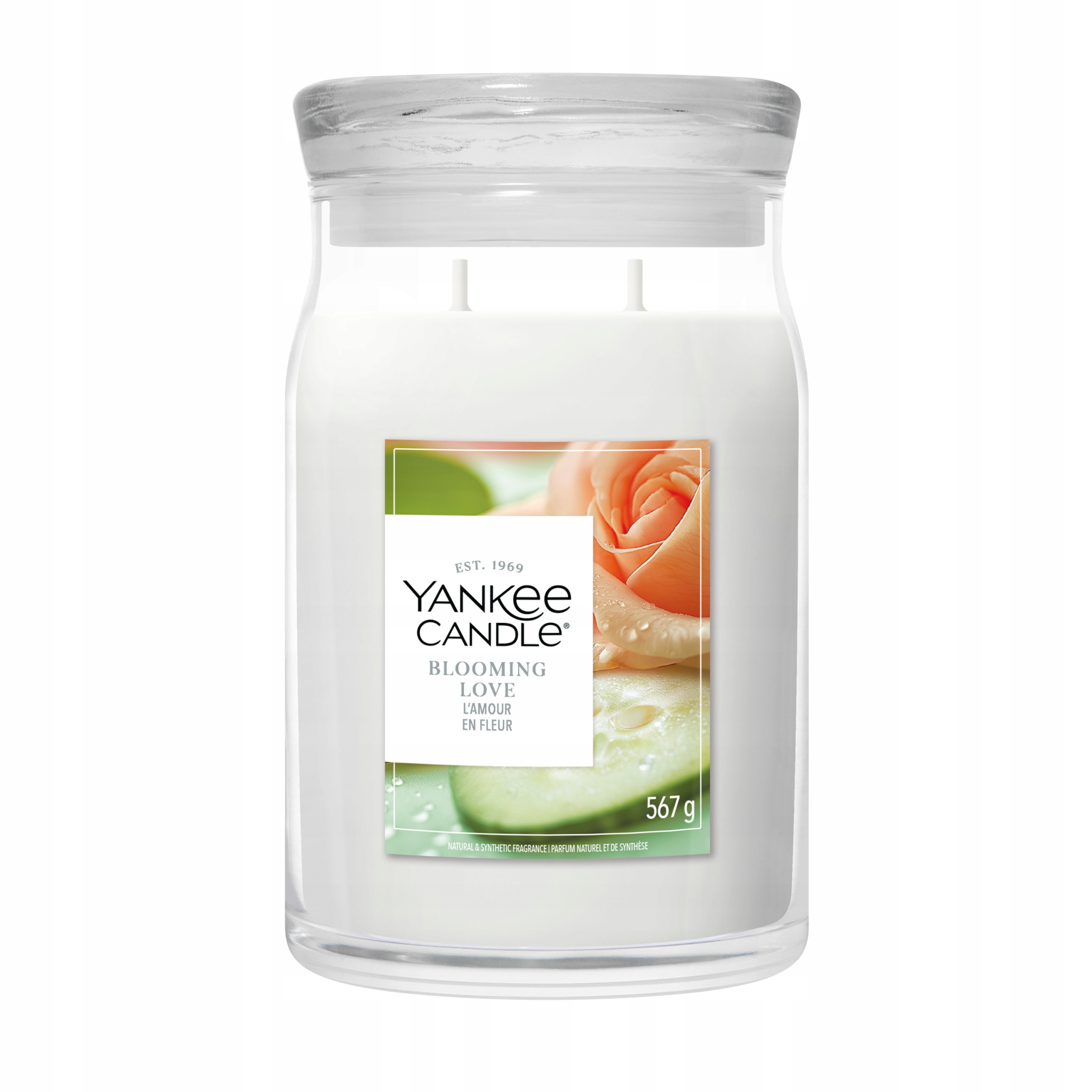 Velká vonná svíčka Yankee Candle Blooming Love