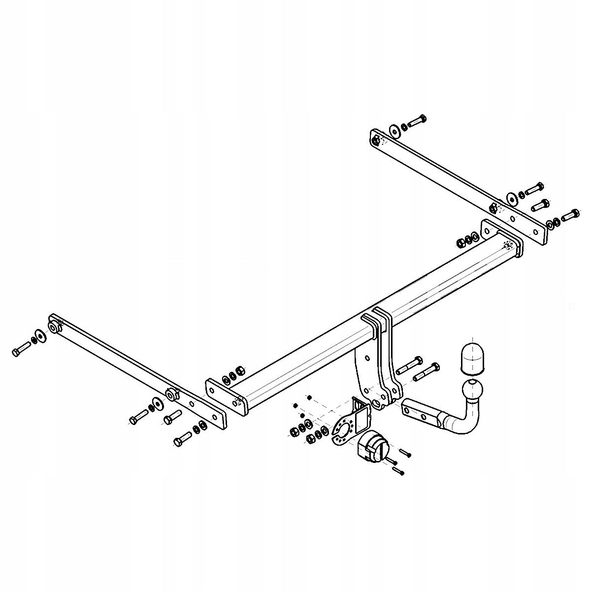 Hak holowniczy Mazda CX-3 DK Crossover od 15 MODUŁ WIĄZKA 13 PIN GRATIS Producent Steinhof