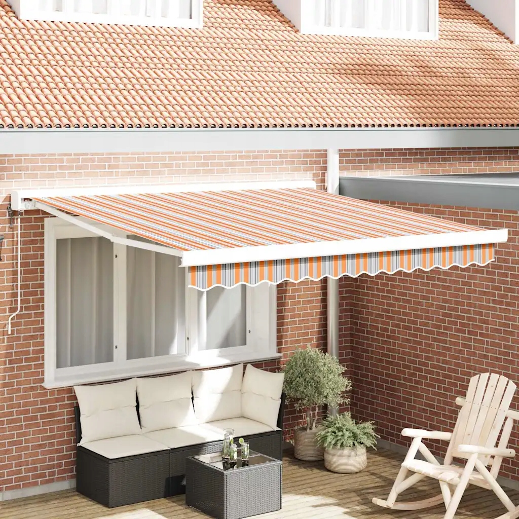 vidaXL Markýza Vícebarevný 350 x 250 x 165 cm Polyester a hliník