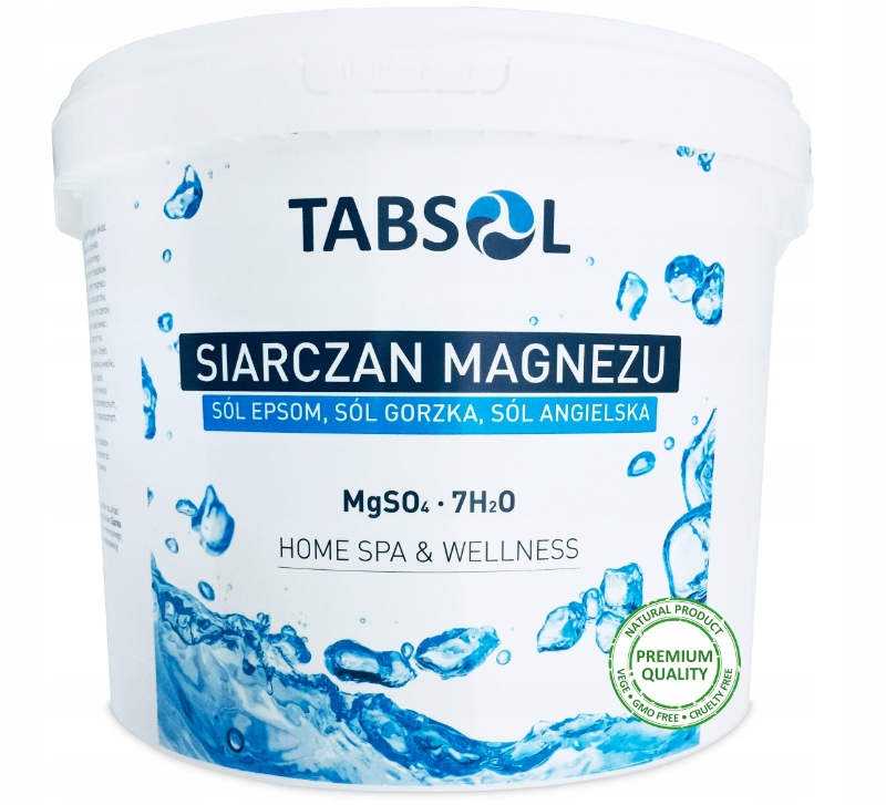 

Tabsol Siarczan Magnezu Sól Do Kąpieli Epsom 5kg
