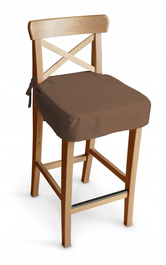 Dekoria Sedák na barovou židli Ingolf Ikea hnědý