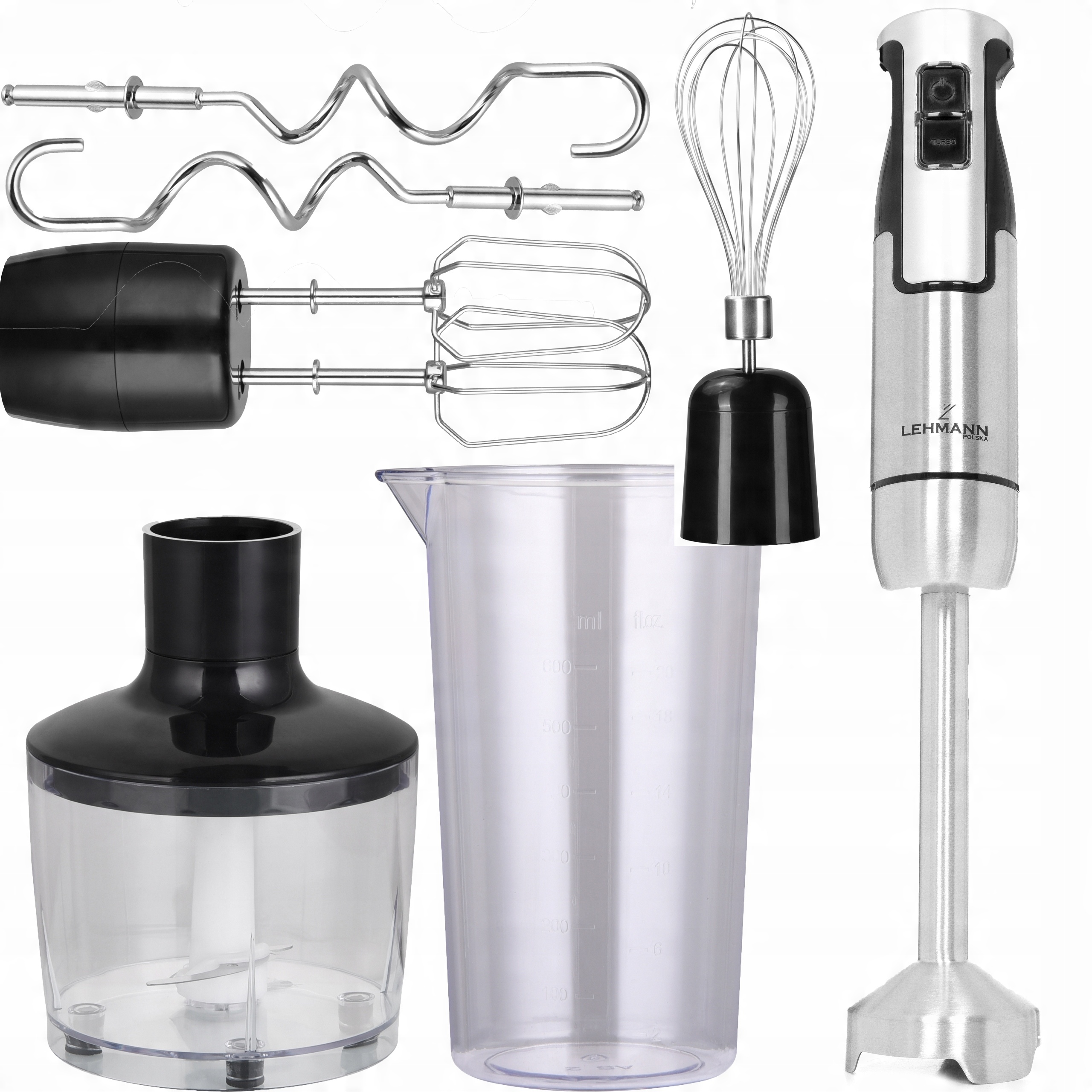 

Mocny Blender Ręczny Wielofunkcyjny Mikser 1200 W