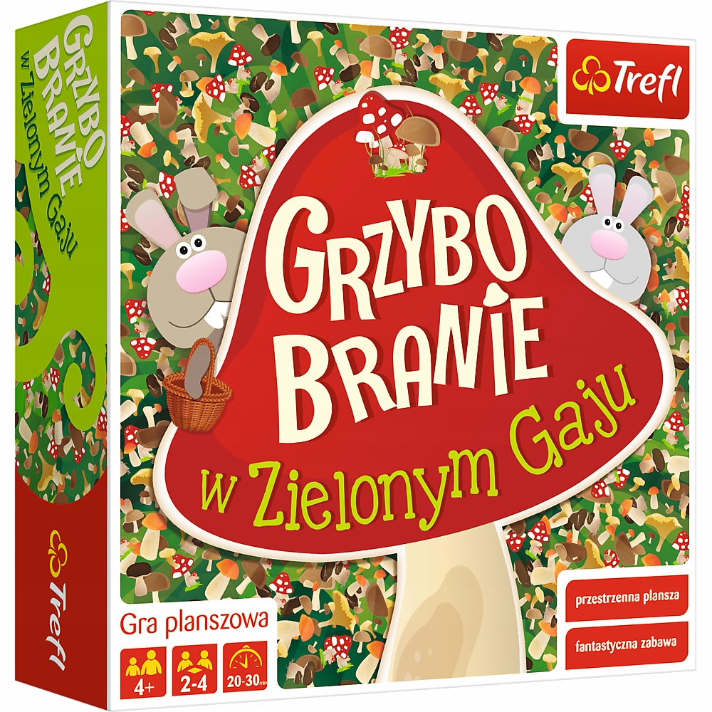 

Gra Grzybobranie w zielonym Gaju Trefl rodzinna 3D
