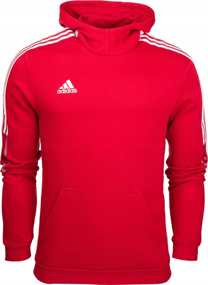 Pánská Mikina Adidas Tiro 21 Sweat Hoody Červená GM7353 r XL