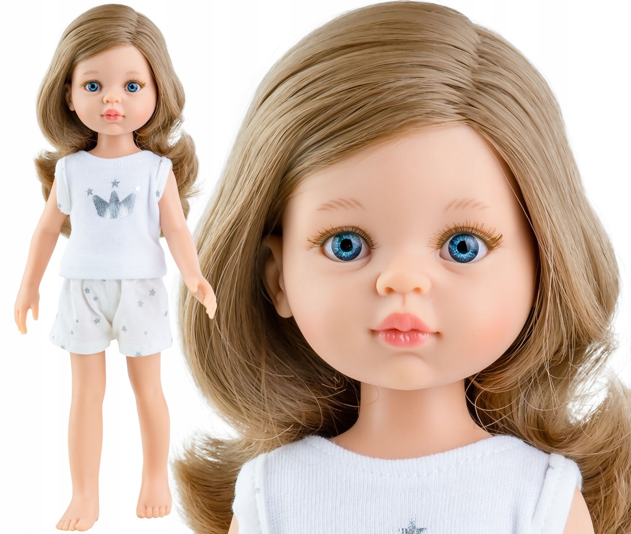 

Piękna Hiszpańska lalka Paola Reina pachnąca 32 cm